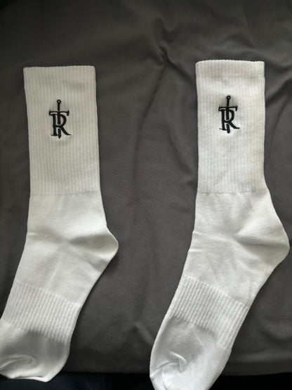 [For The Crew] Embroidered Crew Socks