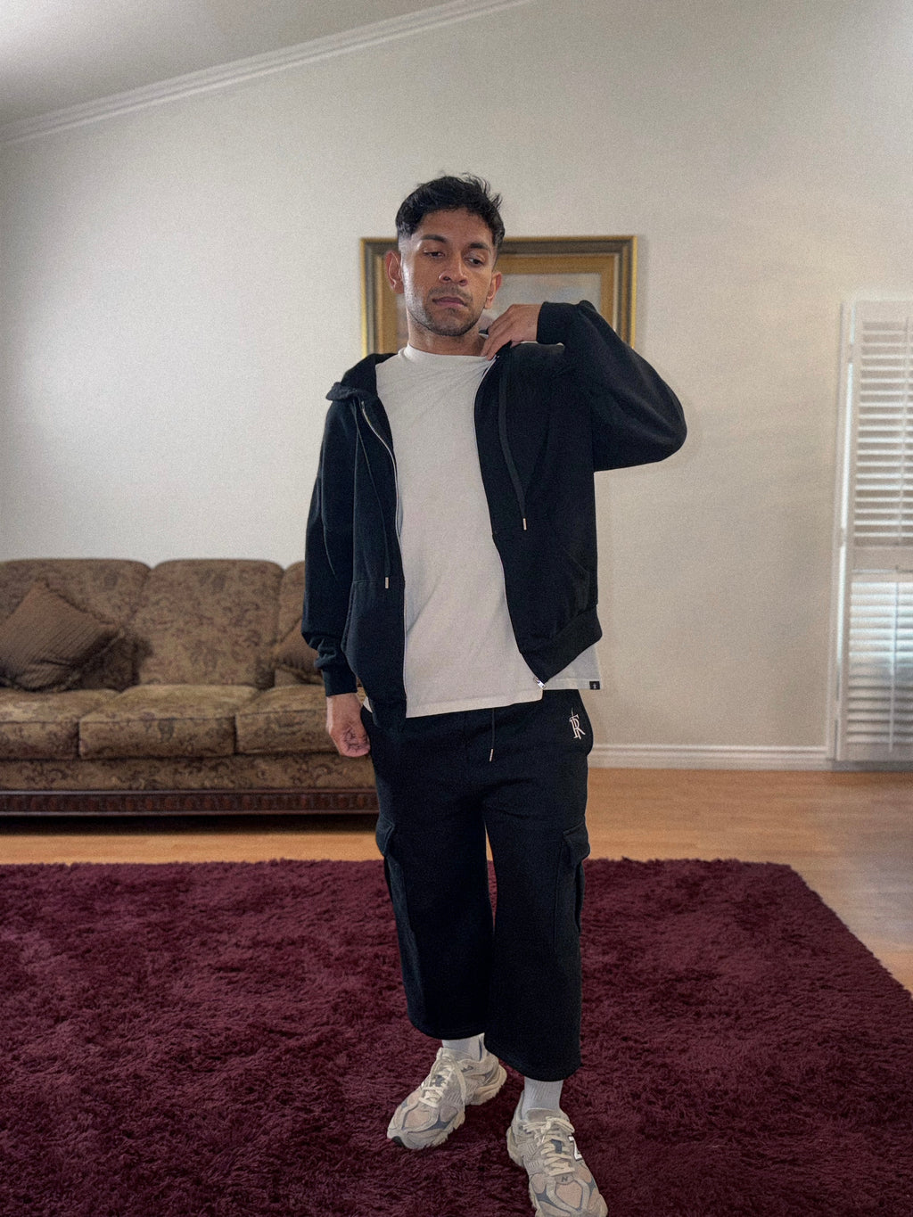 [Stance] Cropped Cargo Joggers